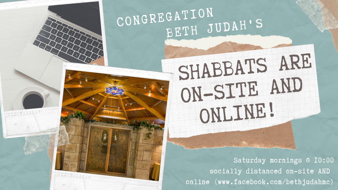 Spend Shabbat with CBJ @ www.fb.com/bethjudahmc
